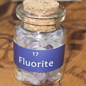 Energy Healing Fluorite Stones Bottle